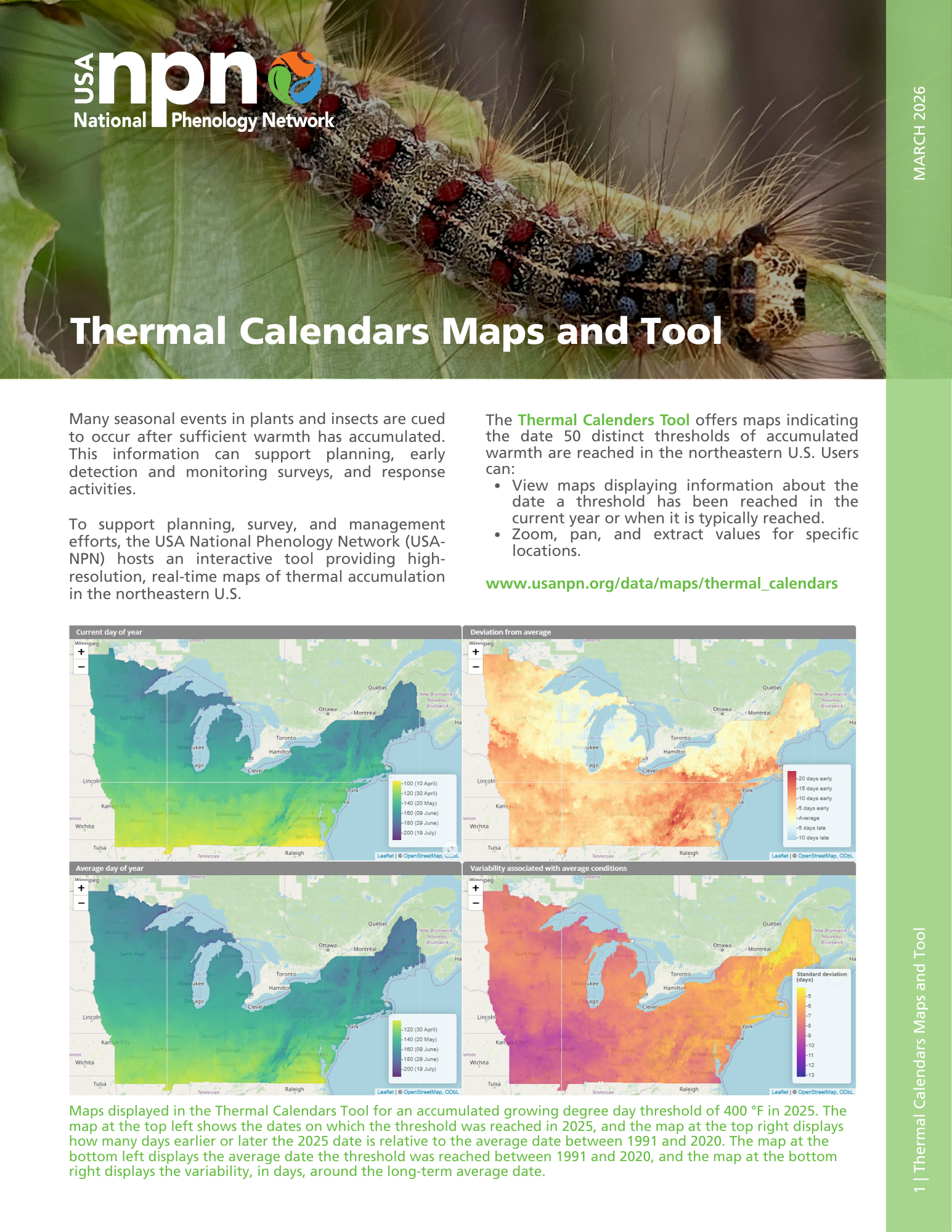 Thermal Calendars Info Sheet image